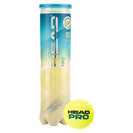 Head Pro Tennis Balls - 4 kpl