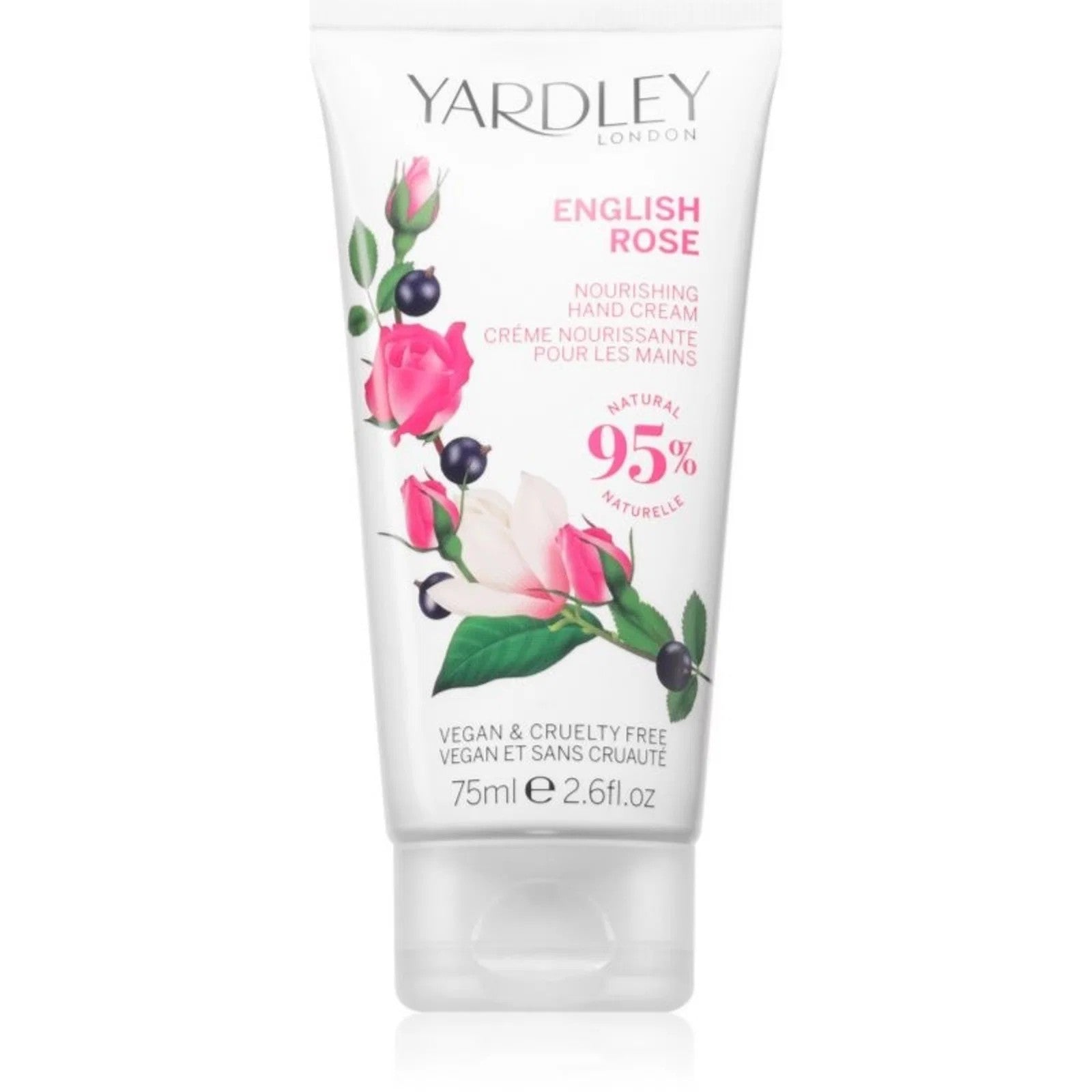 Yardley Englantilainen ruusu kosteuttava käsivoide 75 ml