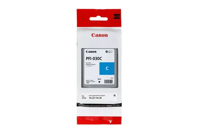 Canon PFI-030-mustekasetti, 55 ml, syaani