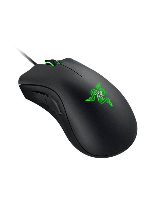 Razer DeathAdder Essential, Oikeakätinen, Optinen, USB A-tyyppi, 6400 DPI, Musta