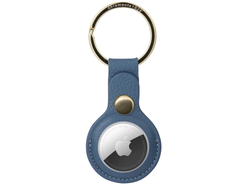 dbramante1928 Copenhagen AirTag Key Ring Um Blue/Gold