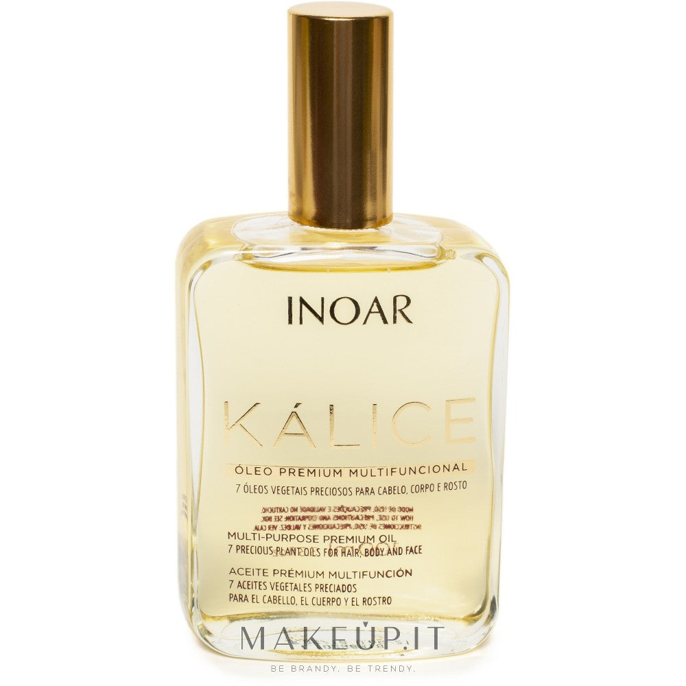 INOAR Kálice monikäyttöinen kuivaöljy hiuksille ja vartalolle 100 ml