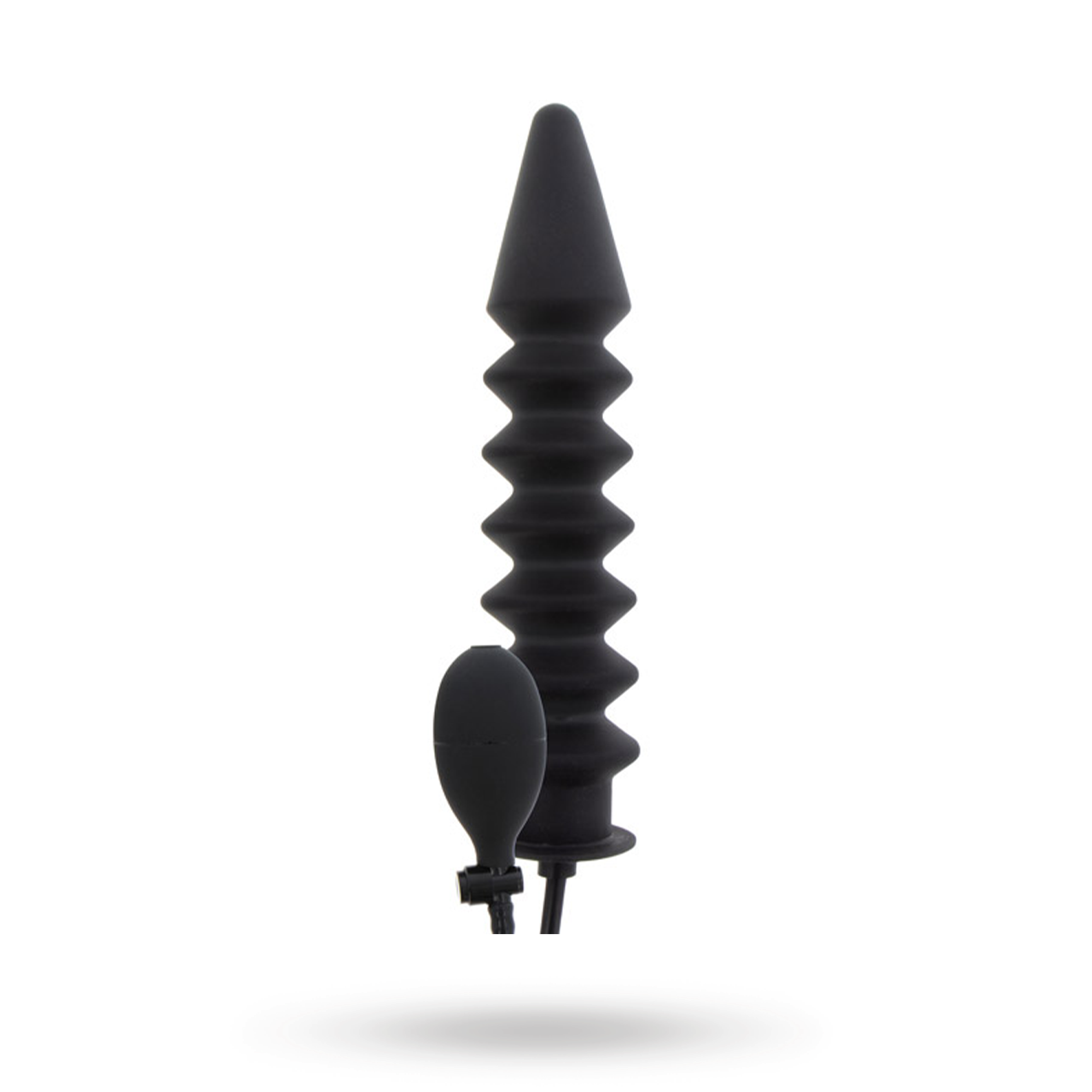 Extreme Inflatable Ribbed Plug 38 cm Pumpattava anaalitappi