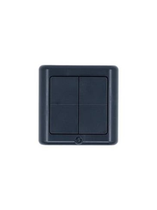 Shelly BLU Wall Switch 4 ZB DK - Charcoal Gray