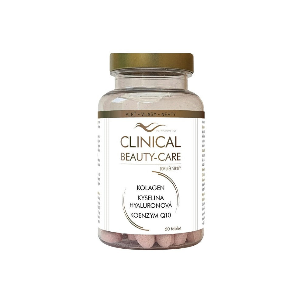 Clinical Beauty-Care Collagene + Acido Ialuronico + Coenzima Q10 60 Compresse — Integratore bellezza
