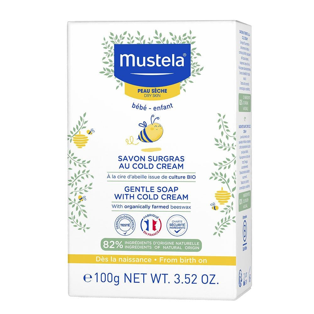 Mustela Kuivalle iholle saippua Surgras Cold Cream 100g