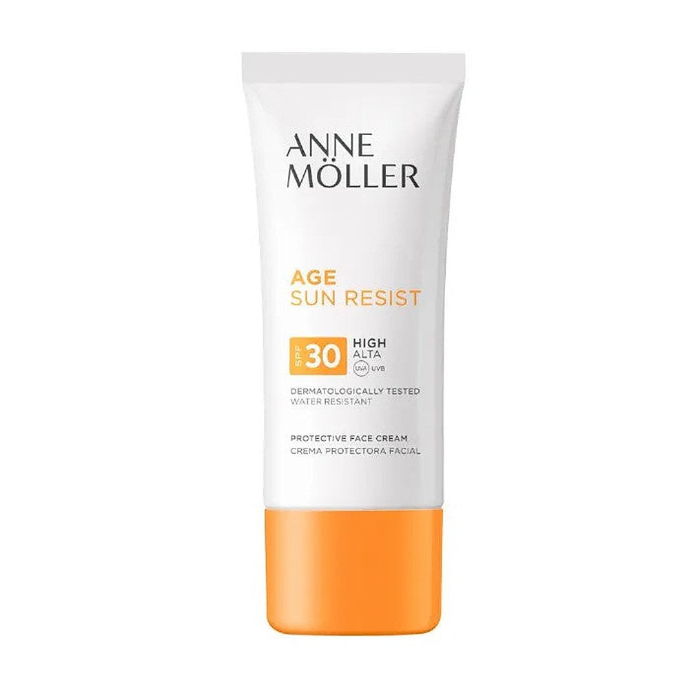 Aurinkovoide tummia läiskiä ja ihon ikääntymistä vastaan SPF 30 Age Sun Resist (Protective Face Cream) 50 ml