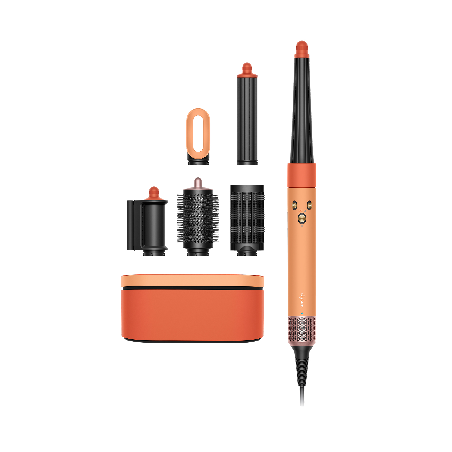 Dyson Airwrap i.d.™ Straight+Wavy multi-styler ja hiustenkuivaaja (Ceramic apricot/Topaz)