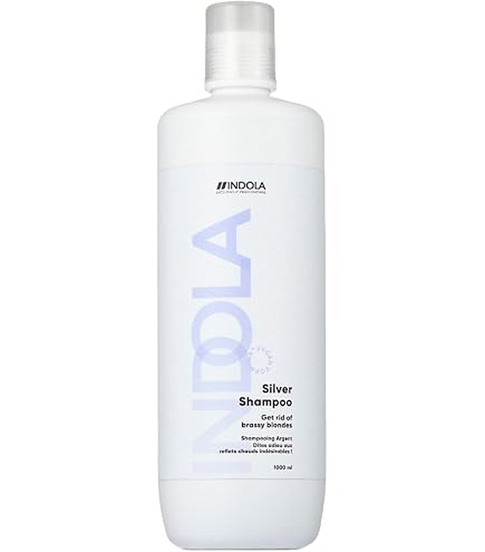 Indola Keltaisia sävyjä neutraloiva Silver Shampoo 300 ml