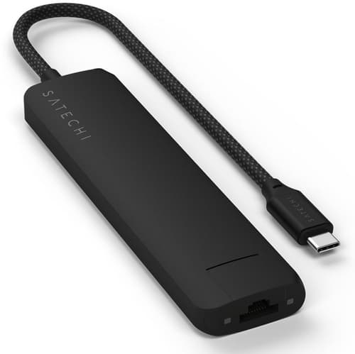 Satechi 7-in-1 Usb-c-moniporttisovitin Ethernetillä Usb-c
