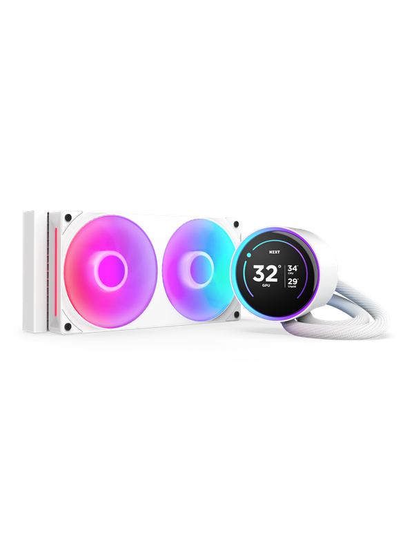 NZXT Kraken Elite RGB V2 240 (2024) - White with RGB light - CPU Vesijäähdytys - Max 30 dBA