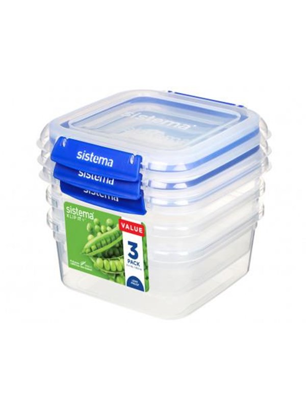 Sistema Square Klip it Plus 3-pack 1,15 ml