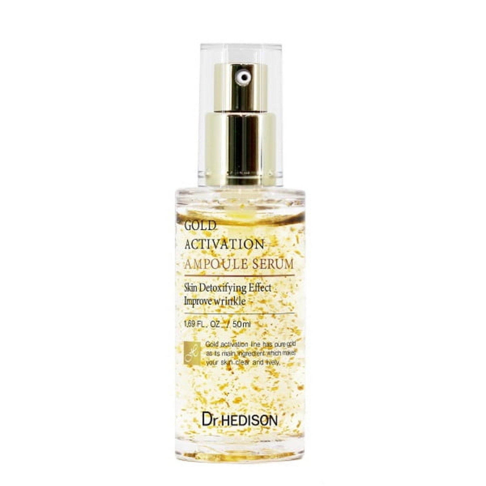 Dr. hedison Gold Activation 24K kultaa sisältävä detox-seerumi kasvoille 50 ml