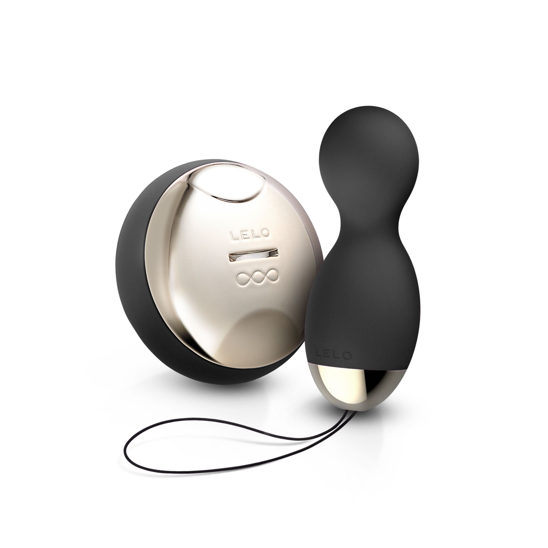 LELO Hula Beads Obsidian Black Langattomat nipistimet