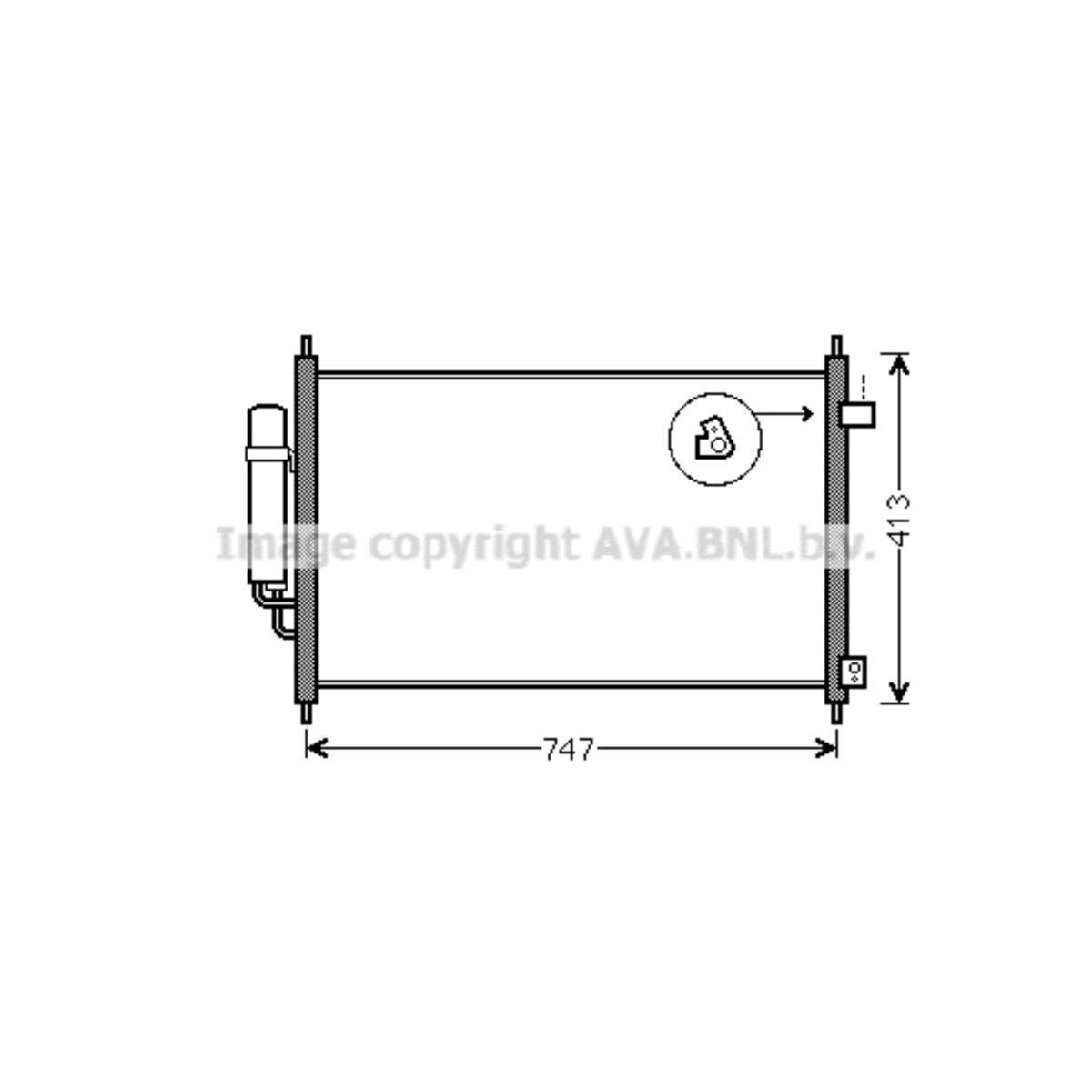Lauhdutin, ilmastointilaite AVA COOLING SYSTEMS HD5233D