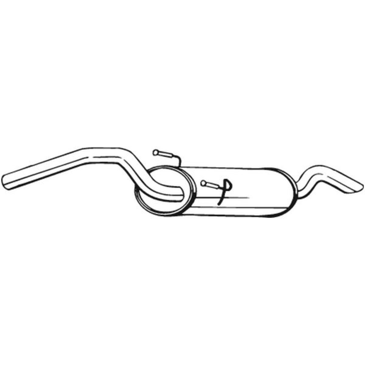 Takaäänenvaimentaja BOSAL 148-265