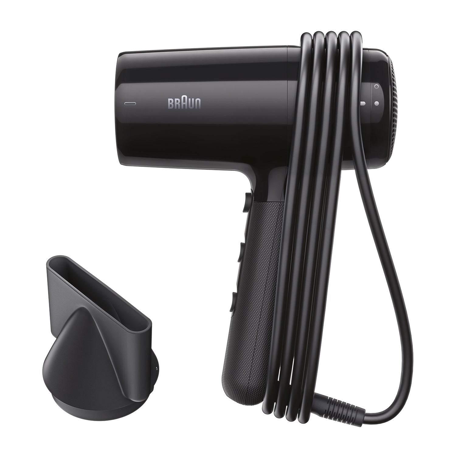 Braun BRHD200E, 2000 W -hiustenkuivaaja, musta