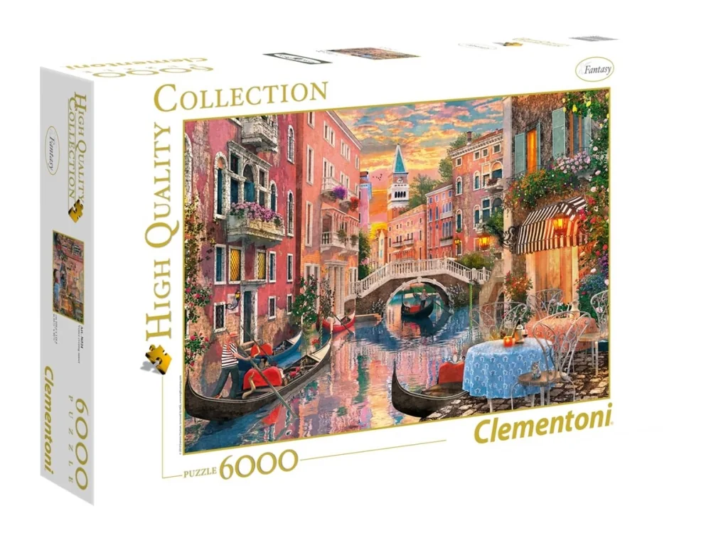 Clementoni High Quality Collection - Venetsian ilta-auringonlasku - puslespil - 6000 stykker