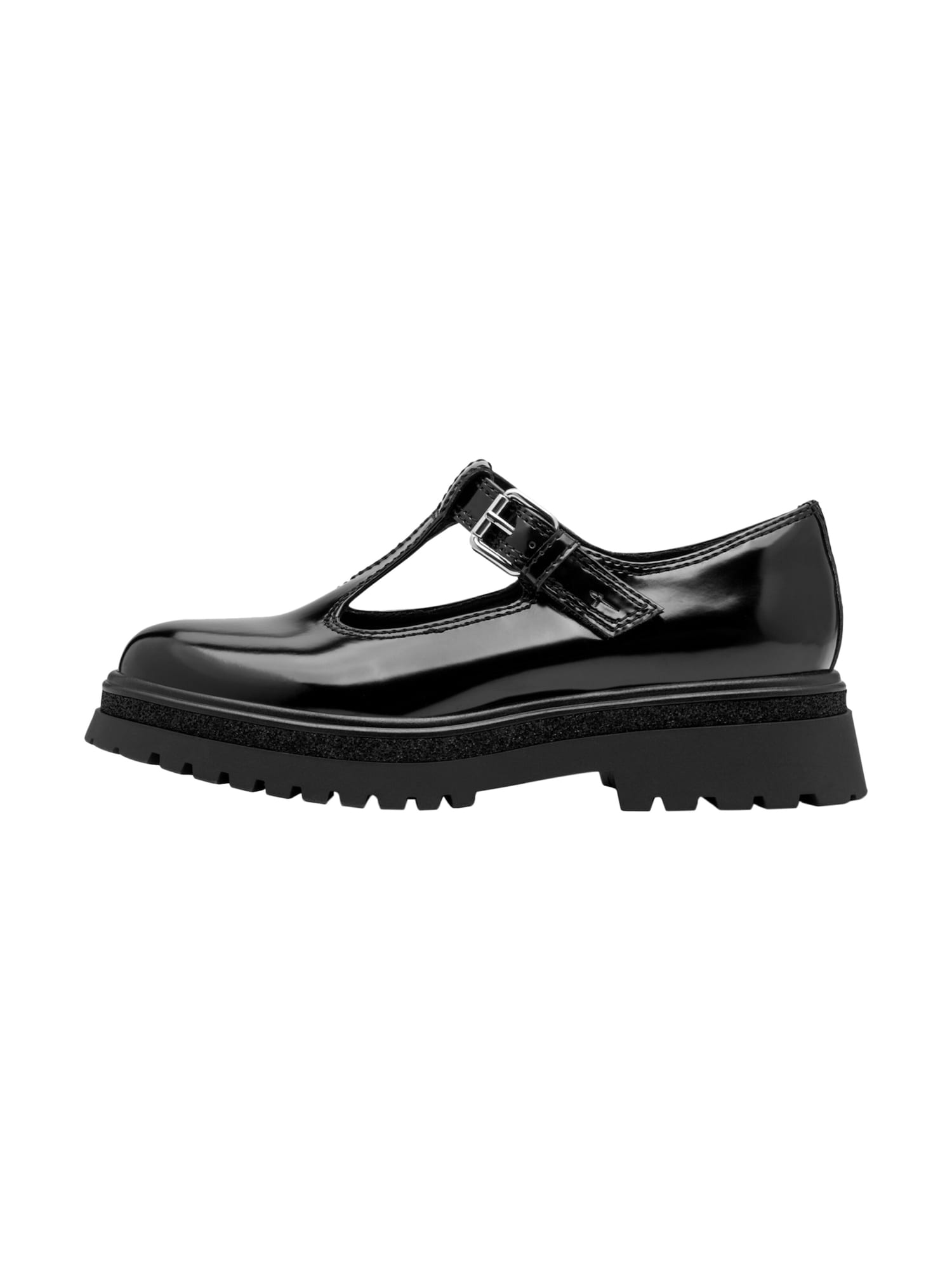 Tamaris Loafer 'Mokassins mit Riemen' musta