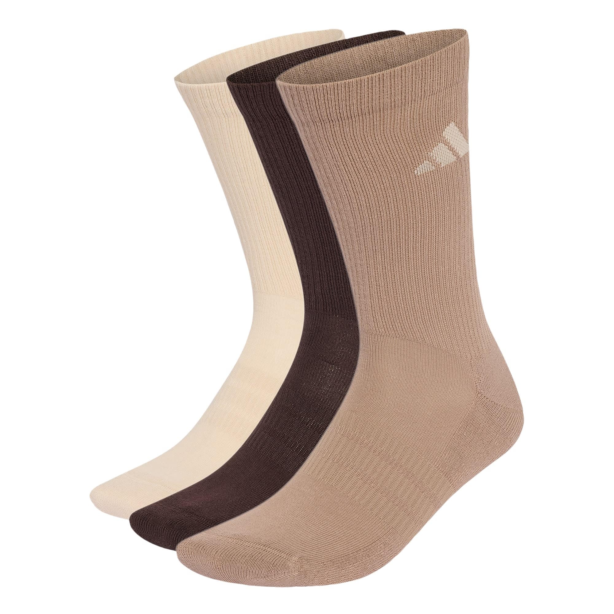 ADIDAS PERFORMANCE Urheilusukat 'Ess' beige / mokka / tummanruskea