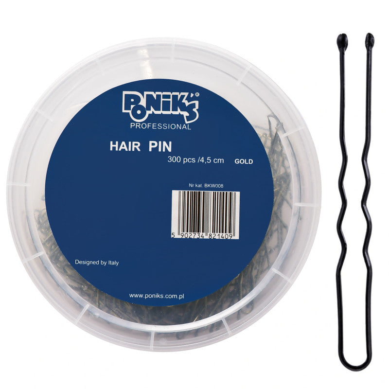 Poniks 5cm kultaiset hiusneulat, 300 kpl