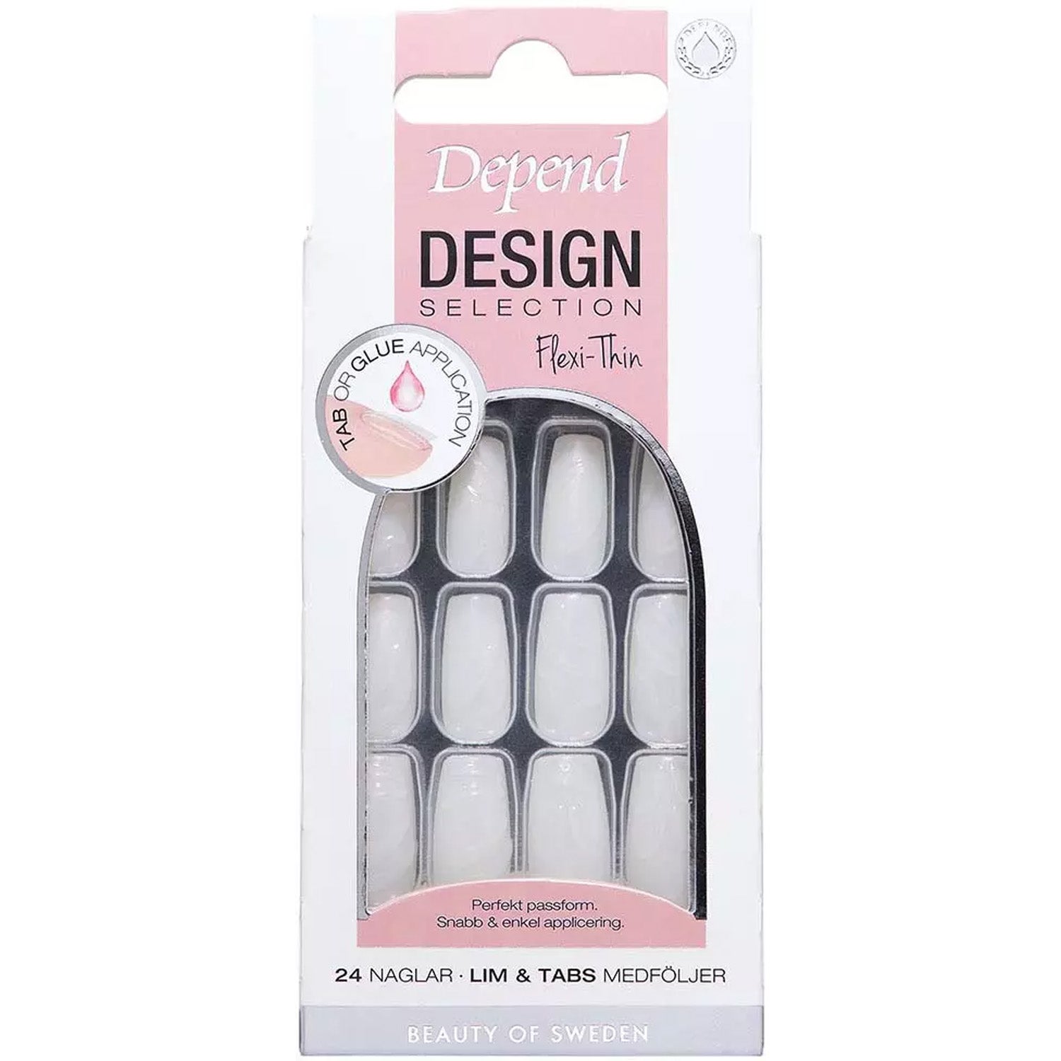 Depend Design Selection Pearl Lines Short Coffin nord - 24 pcs
