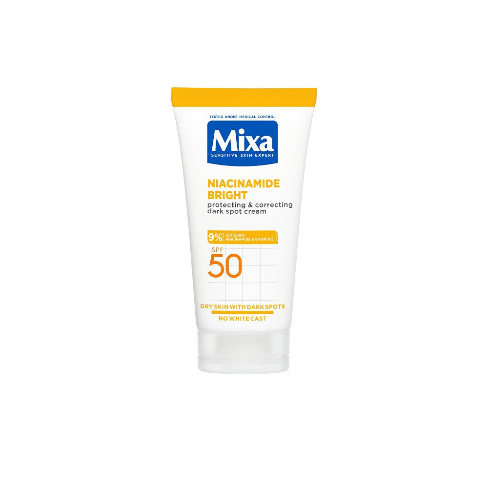 Niacinamide Bright SPF 50 - Suojaava ja korjaava voide tummia läiskiä vastaan - 50 ml