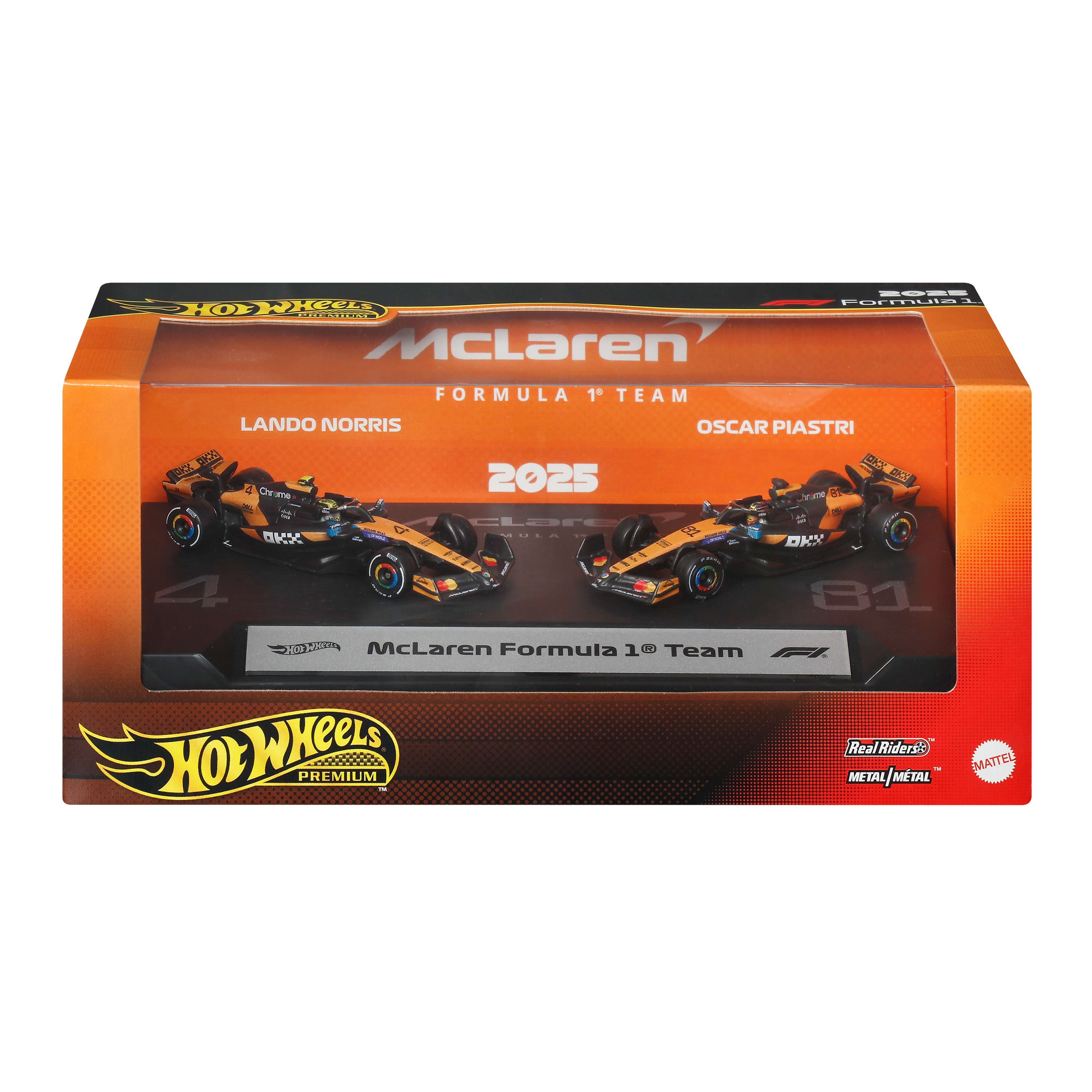 Hot Wheels F1 Racing Premium 2-Pack 1:64 McLaren
