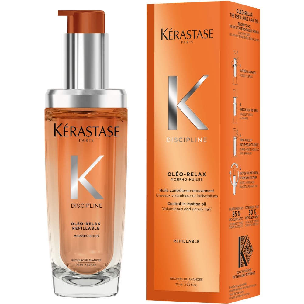 Kérastase Discipline Oléo-Relax 75 ml uudelleentäytettävä