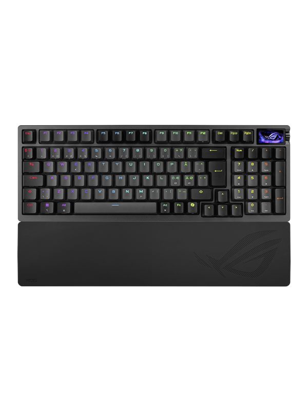 ASUS ROG Azoth 96 HE - Pelinäppäimistö - Pohjoismainen - Musta