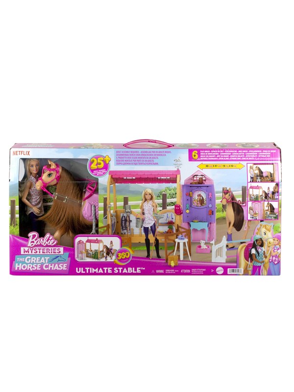 Barbie Mysteries The Great Horse Chase Ultimate Stable Playset