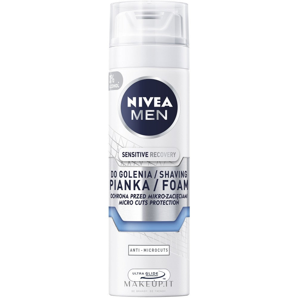 Nivea Men Sensitive Recovery – Uudistava parranajovaahto 200 ml