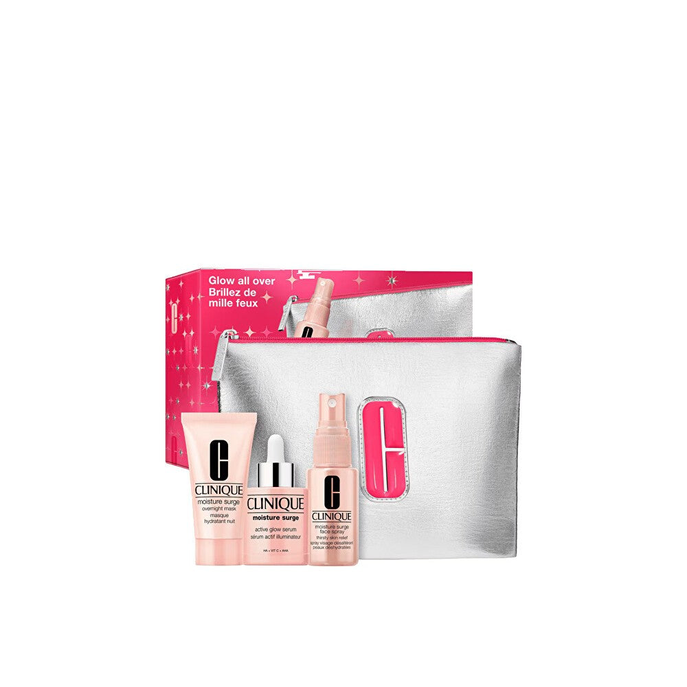 Clinique Moisture SurgeTM Glow All Over lahjapakkaus kosteusköyhälle iholle