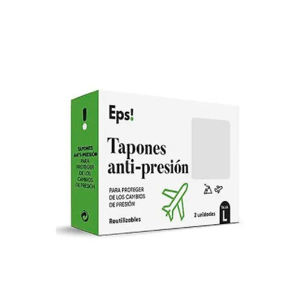 Painetta estävät EPS-korvatulpat, koko L 2 yksikköä