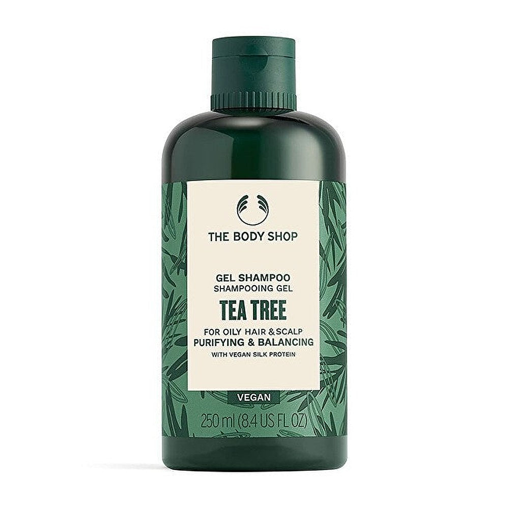 The body shop Shampoo rasvaisille hiuksille Tea Tree (Geeli) - Tilavuus: 400 ml