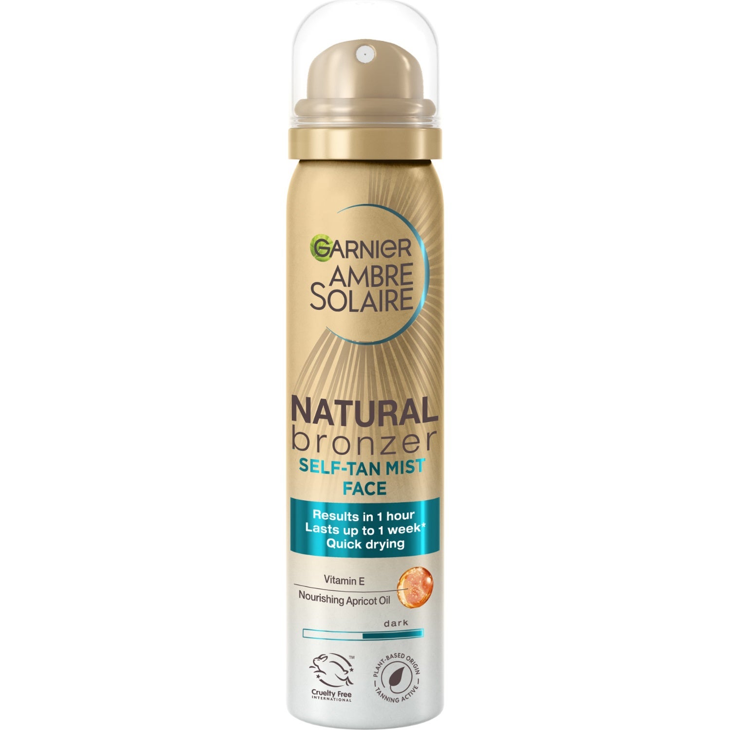 Garnier Ambre Solaire Natural Bronzer Self tan Mist Face - 75 ml