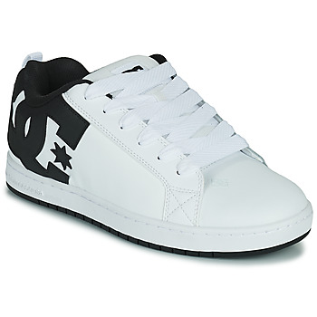 DC Shoes Urheilukengät 'Court Graffik'  musta / valkoinen