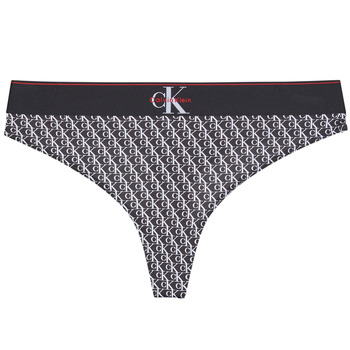 Calvin Klein Underwear Stringit punainen / musta / valkoinen