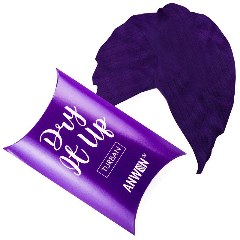 Anwen Kuivaa se turban -hiukset mukava viola -viskoosi Bambu imeytyvä bambu