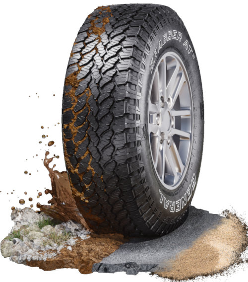 General GRABBER AT3 ( LT265/60 R18 119/116S 10PR, vannealueen ripalla )