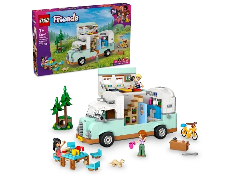 LEGO Friends 42663 Ystävien seikkailu matkailuautolla