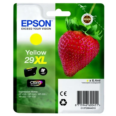 Epson Epson 29XL Mustepatruuna Keltainen T2994 Vastaa: N/A
