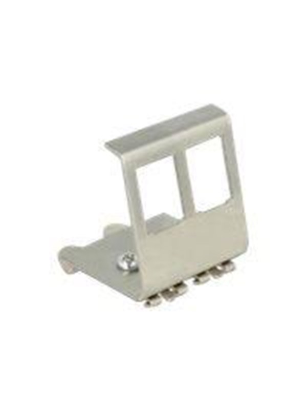 DeLOCK Keystone Metal Mounting 2 Port for DIN rail
