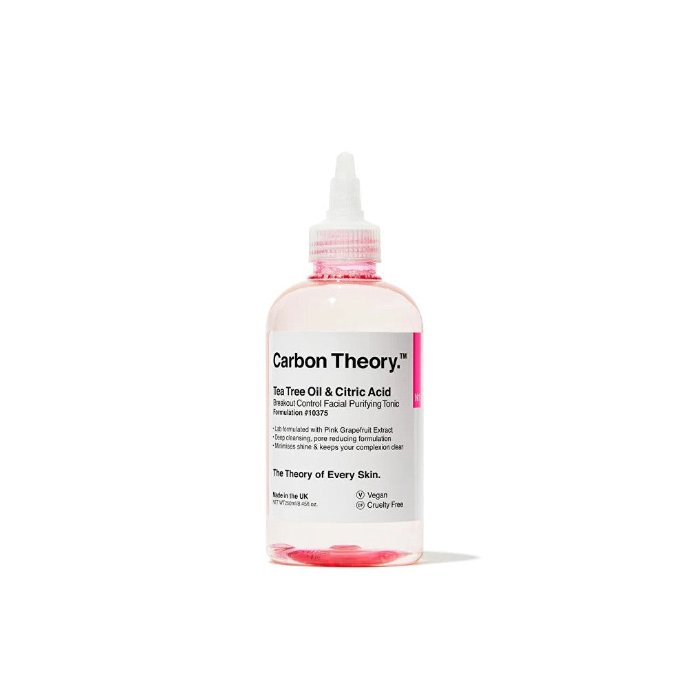 Carbon theory Breakout puhdistava kasvovoide Control Teepuu Oil & Sitruunahappo 250ml