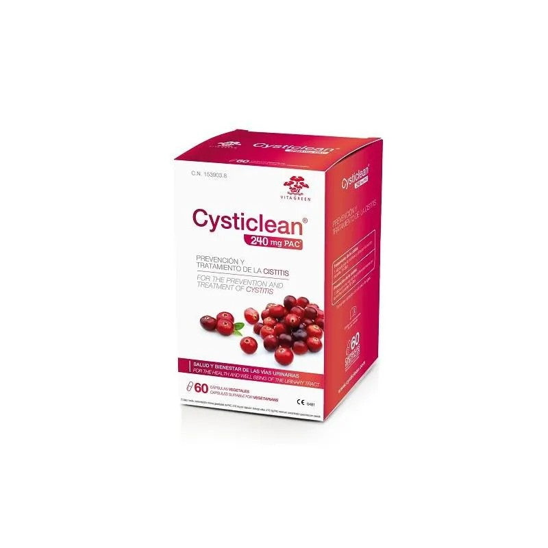 Cysticlean 240 mg 60 kapselia
