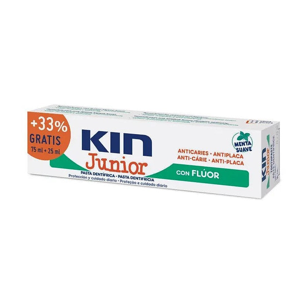 Kin Junior Mint Mild hammastahna 75ml+25ml