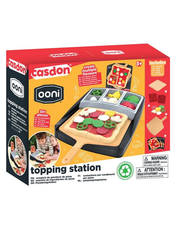 Casdon - Ooni Toy Pizza Topping Station Playset