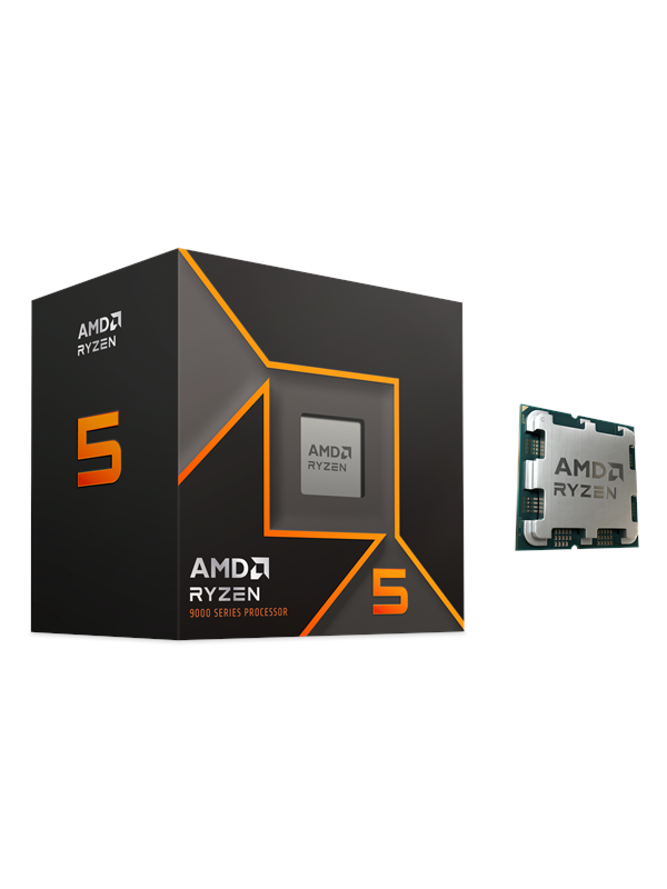 AMD Ryzen 5 9600X CPU - 6 ydintä - 3.9 GHz - AMD AM5 - AMD Boxed (ilman jäähdytintä)