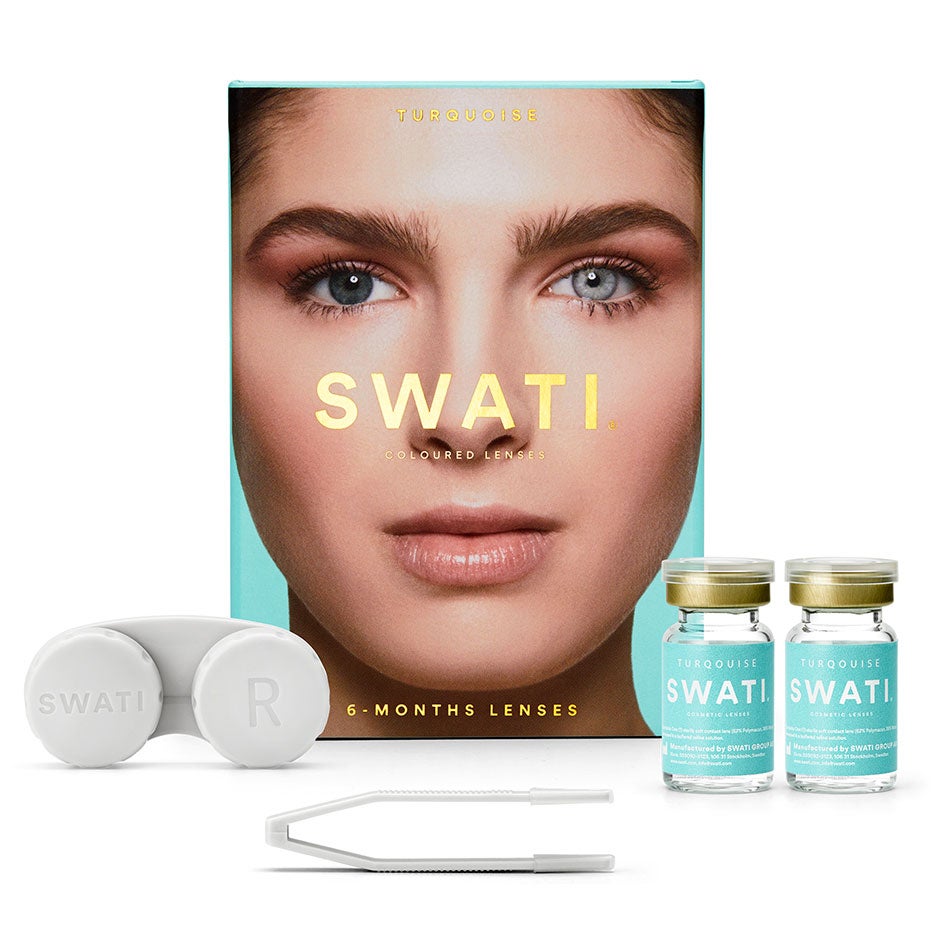 SWATI Cosmetics 6 måneders Kontaktlinser Turquoise