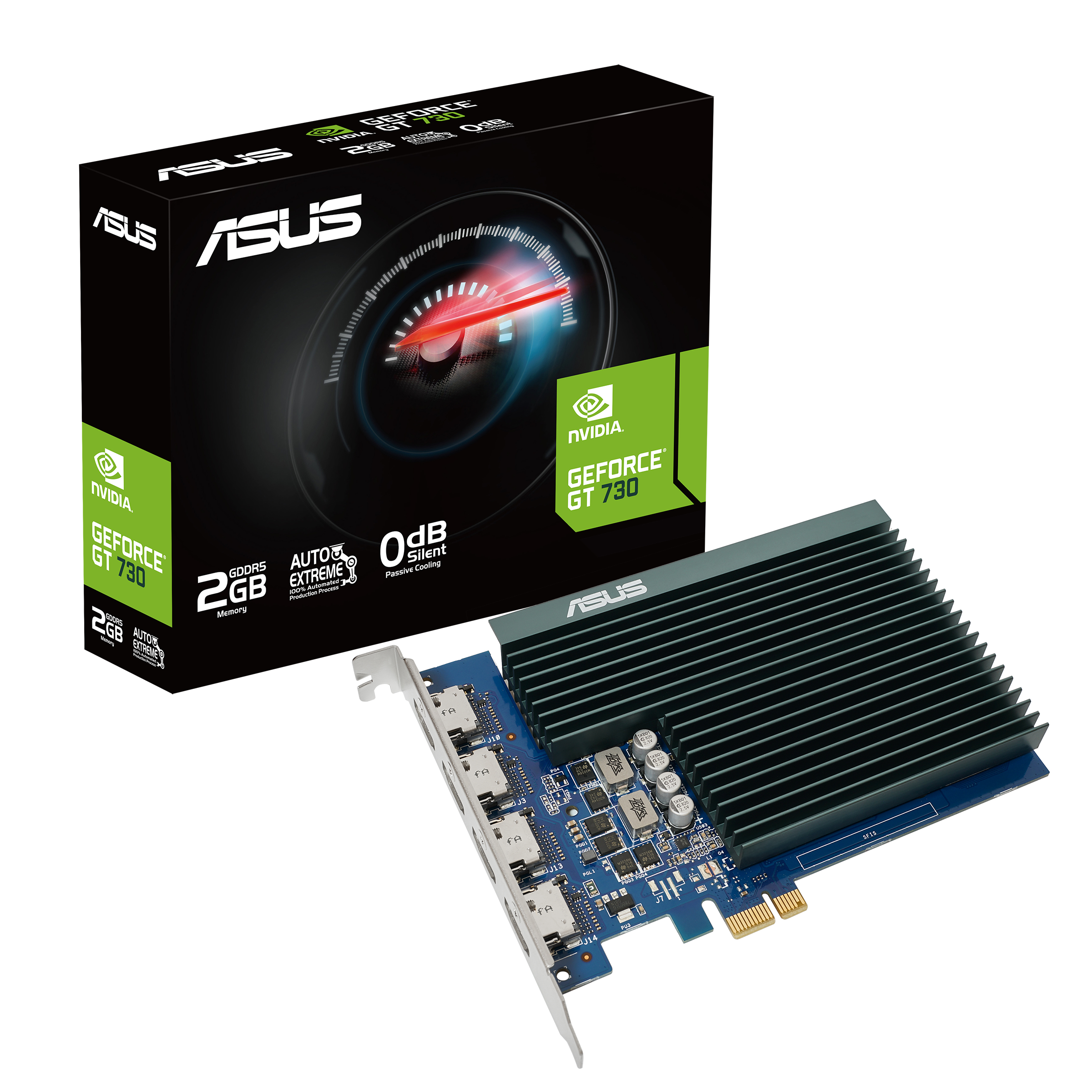 ASUS GeForce GT 730 Silent - 2GB GDDR5 RAM - Näytönohjaimet